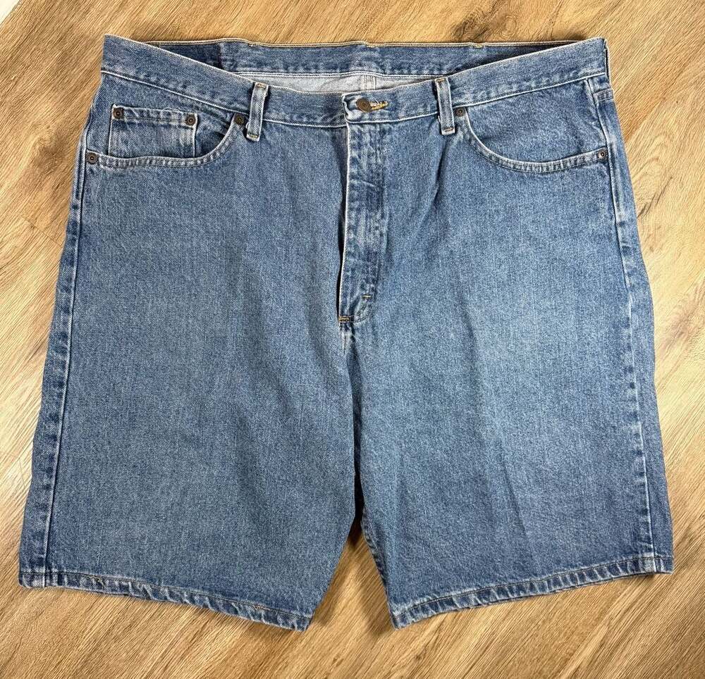 Wrangler Relaxed Blue Denim Shorts 42